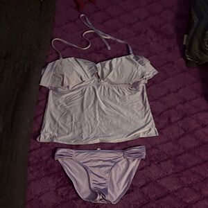 Aerie Lavender Swim Bandeau Set